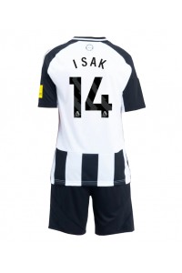 Newcastle United Alexander Isak #14 Babyklær Hjemme Fotballdrakt til barn 2024-25 Korte ermer (+ Korte bukser)